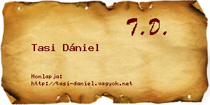 Tasi Dániel névjegykártya